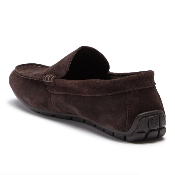Born Men's Dark Brown Genuine Suede Loafer - Picture 3 of 6